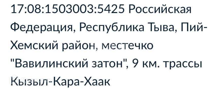 земля г Кызыл городской округ Кызыл, ДНП Догээ-1 фото 5