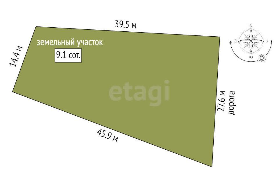 земля р-н Сосновский коттеджный посёлок Романовское Поместье, Светлая улица фото 9