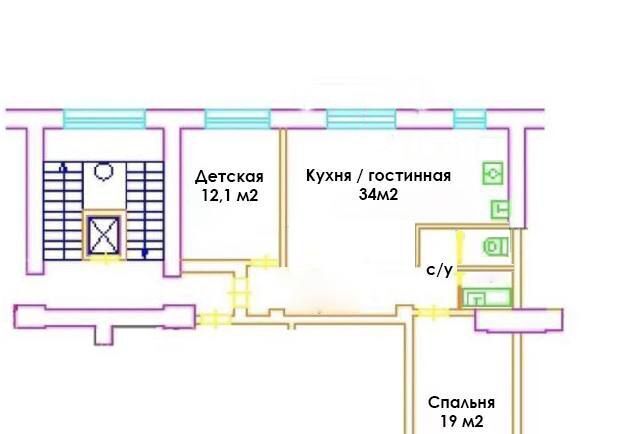 квартира г Москва метро Ломоносовский проспект пр-кт Университетский 23к/4 муниципальный округ Раменки фото 15