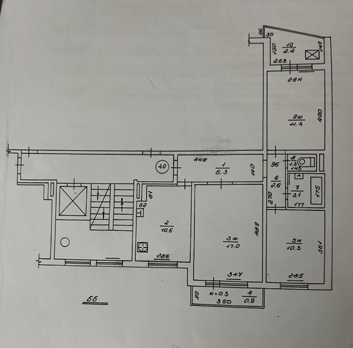 квартира г Калининград р-н Московский ул Интернациональная 66 фото 13