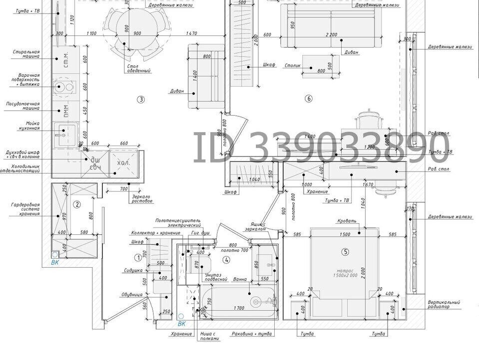 квартира г Москва метро Верхние Лихоборы ул Летчика Осканова 6 ЖК «Тринити-2» муниципальный округ Западное Дегунино фото 18