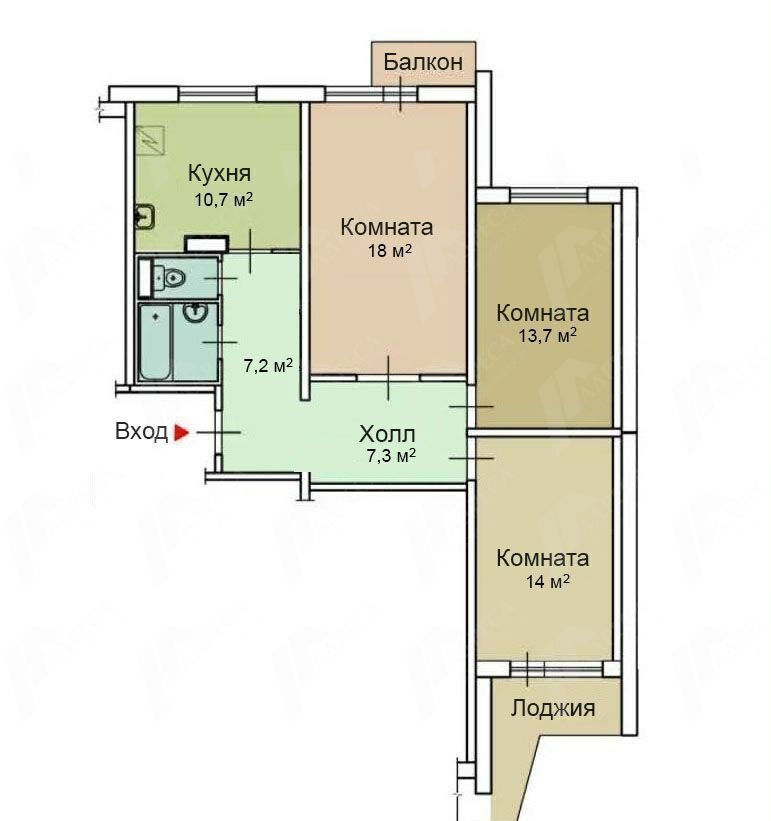 квартира г Москва метро Бескудниково ул Дубнинская 46к/1 фото 17