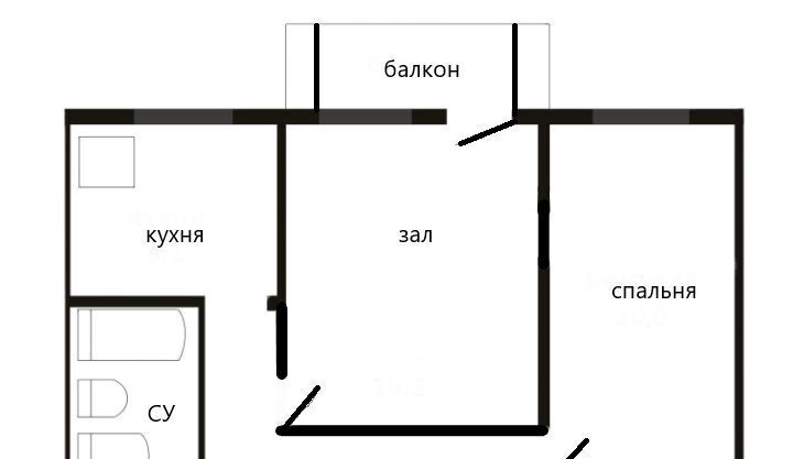 квартира г Москва метро Молодежная ул Оршанская 8к/1 фото 3