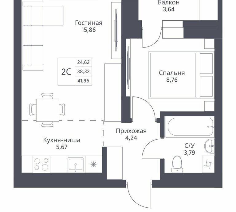 квартира г Новосибирск р-н Заельцовский Заельцовская фото 1