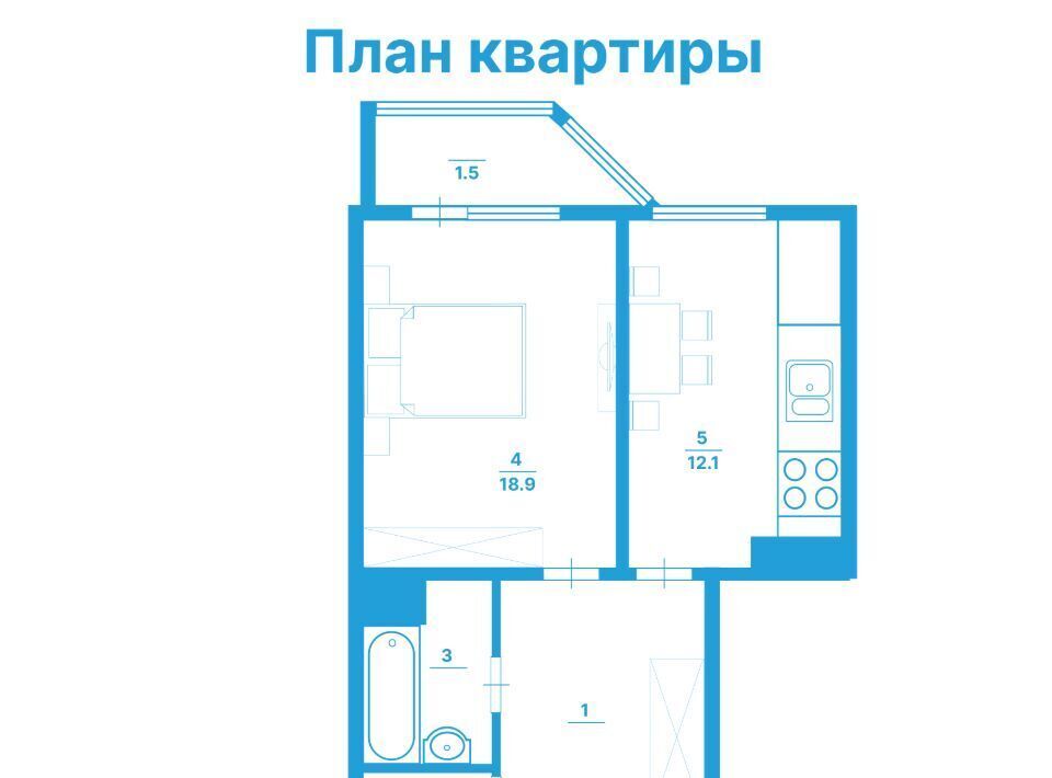 квартира г Санкт-Петербург метро Академическая пр-кт Науки 17к/6 округ Академическое фото 16