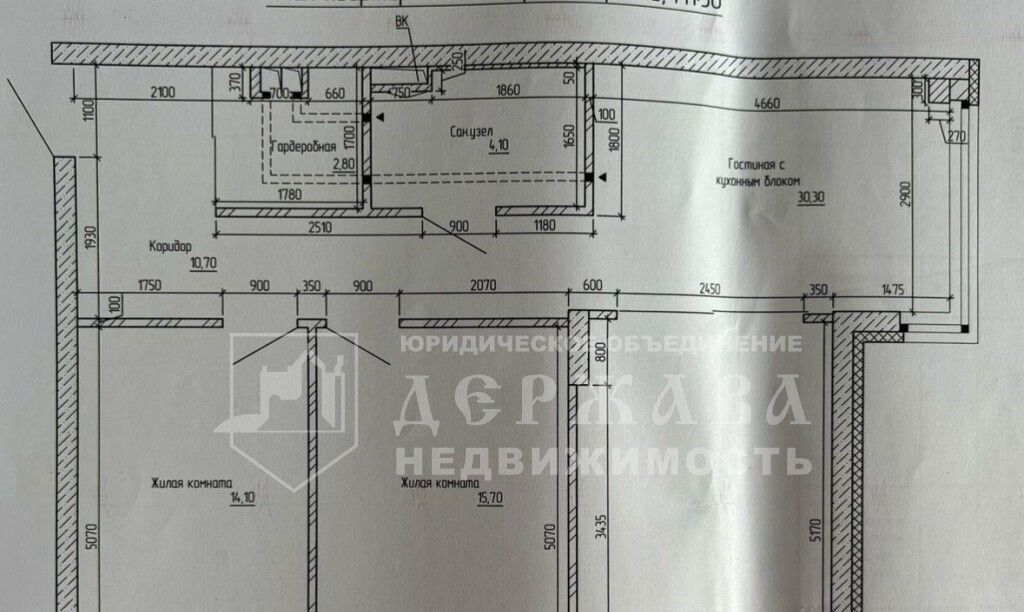 квартира г Кемерово р-н Рудничный Лесная Поляна пр-кт В.В.Михайлова 3бк/5 жилрайон фото 2