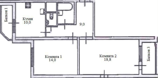 квартира г Люберцы Красная горка пр-кт Победы 16к/3 жилой район «Красная Горка» Люберцы фото 2