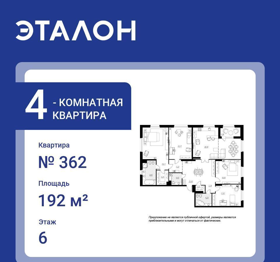 квартира г Санкт-Петербург метро Крестовский Остров коса Петровская 1 ЖК «Петровская доминанта» корп. 1, д. 6 фото 1