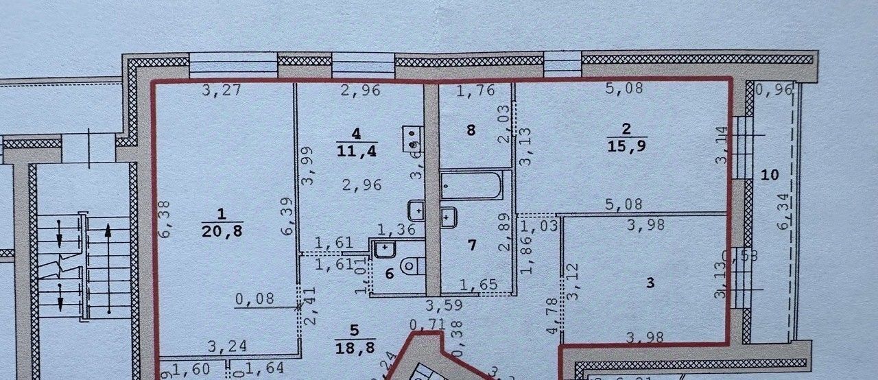 квартира г Екатеринбург р-н Ленинский Чкаловская ул Белинского 137 фото 3