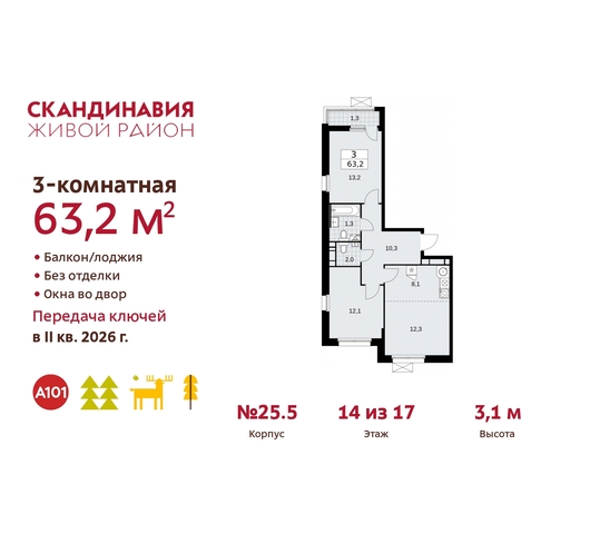 б-р Скандинавский 25/5 жилой район «Скандинавия» Сосенское, Бутово фото