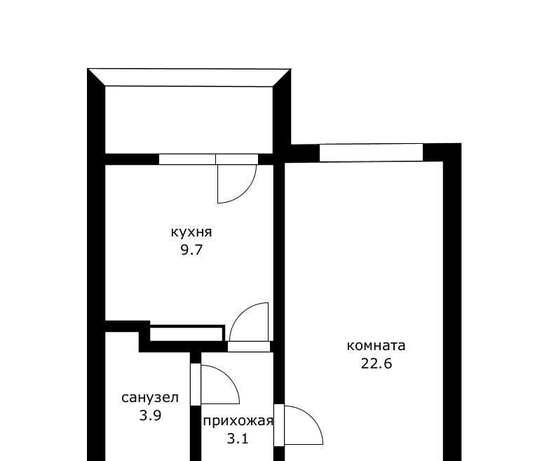 квартира г Краснодар р-н Прикубанский ул им. Карякина 15 фото 8