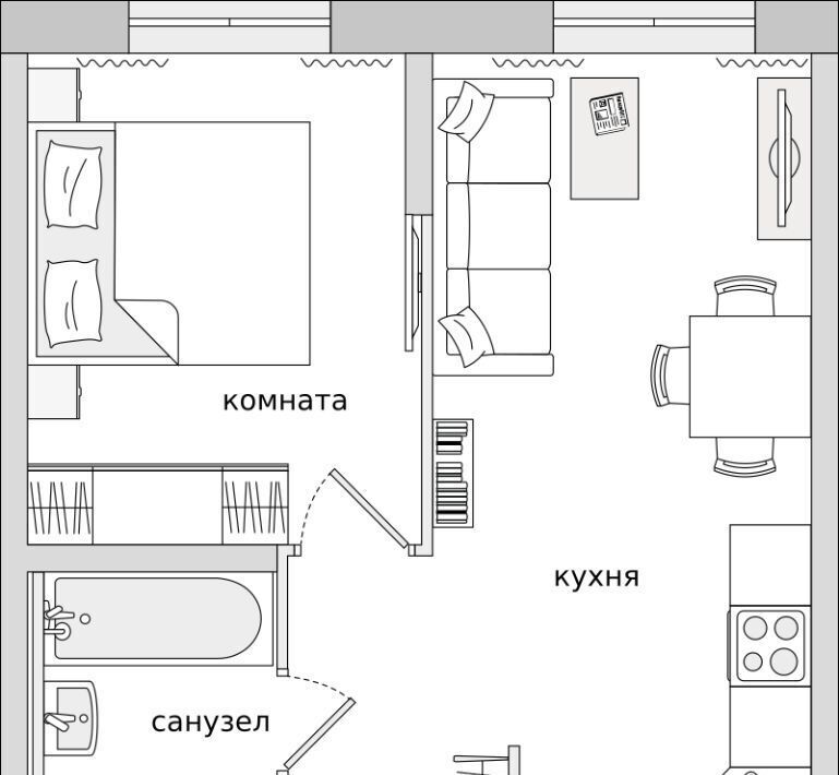 квартира р-н Всеволожский п Бугры ул Тихая 7к/3 ЖК «ЦДС «Новые горизонты»» Девяткино фото 1