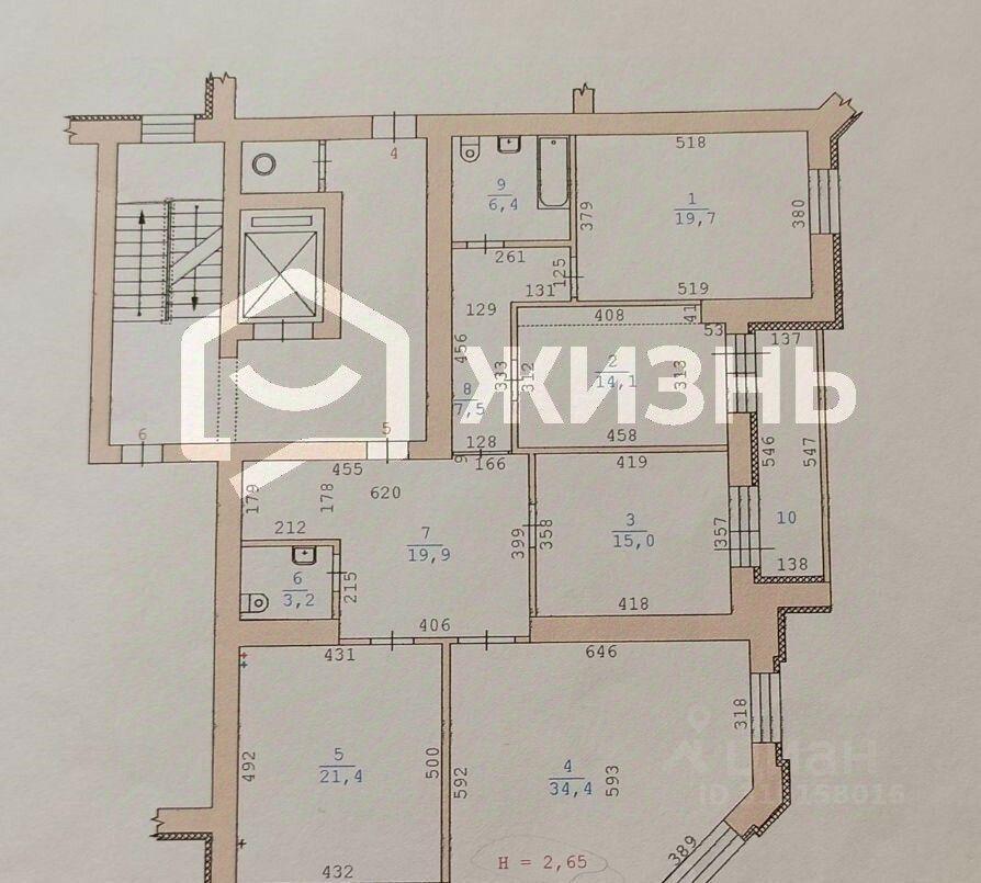 квартира г Екатеринбург р-н Чкаловский ул Серова 47 фото 18