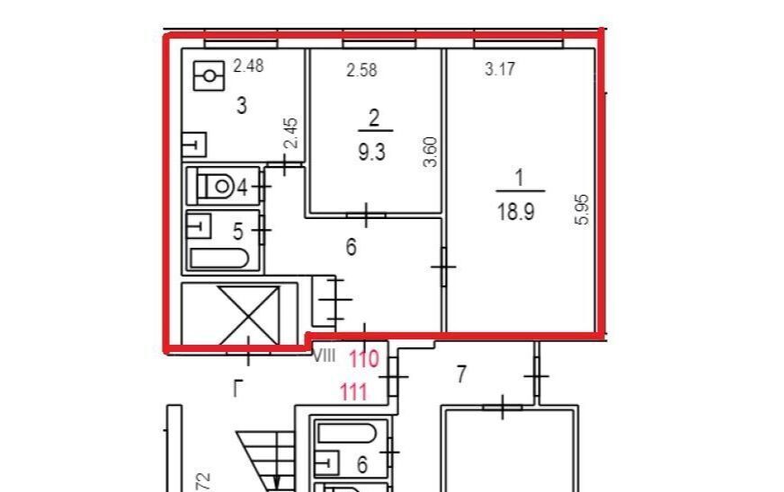 квартира г Москва метро Сходненская б-р Яна Райниса 4к/4 фото 2