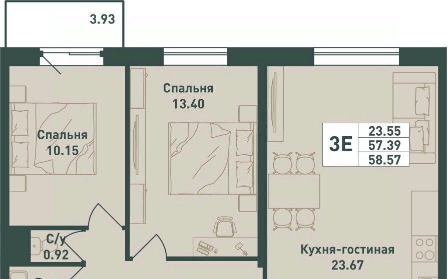 квартира р-н Всеволожский п им Свердлова мкр 1-й Рыбацкое фото 1