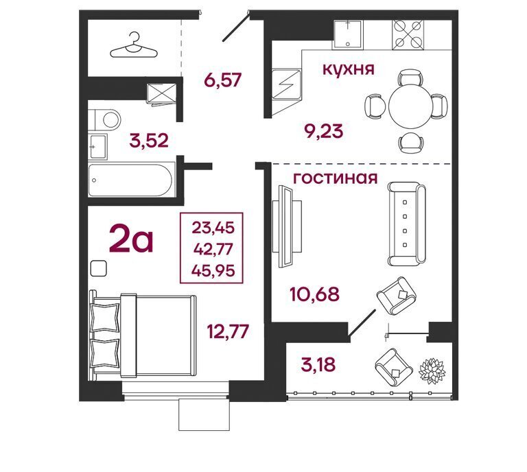 квартира г Пенза р-н Железнодорожный ул Баталина 31 фото 1