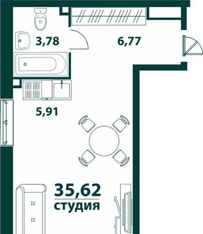 р-н Засвияжский 19-й микрорайон ЖК «‎Аквамарин 2» 3 фото