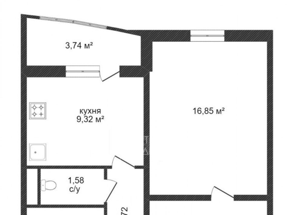 квартира г Тюмень р-н Восточный ул Широтная 192к/1 фото 2