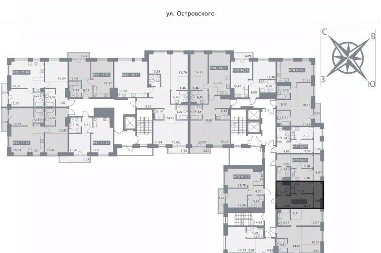 квартира г Казань р-н Вахитовский Кремлёвская ул Островского 1/6 фото 6