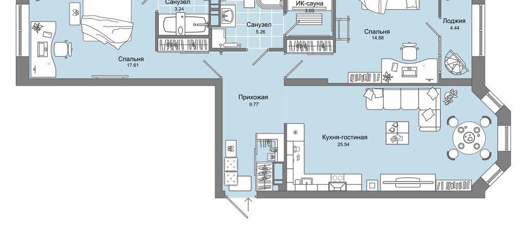 квартира г Киров р-н Первомайский ул Свободы 28 дом «Булычёв» фото 1