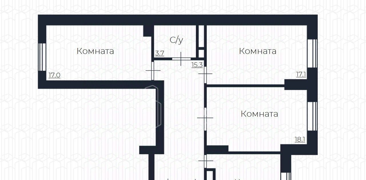 квартира г Екатеринбург р-н Чкаловский Чкаловская ул Щорса 53 ЖК «Квартал Федерация» фото 2