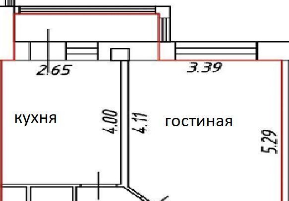 квартира г Кудрово Северное Кудрово ул Областная 1 Улица Дыбенко, Заневское городское поселение фото 29