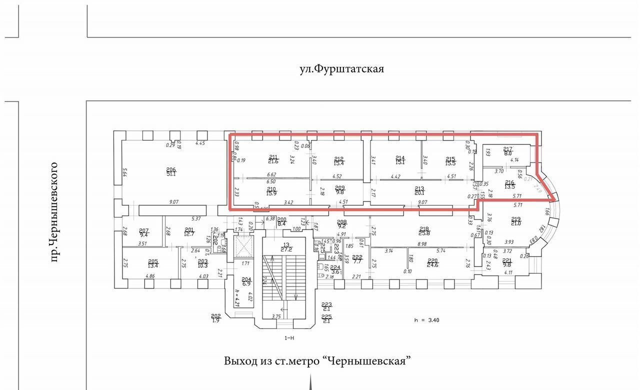 офис г Санкт-Петербург метро Чернышевская пр-кт Чернышевского 18 фото 15