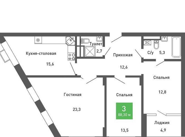 р-н Железнодорожный ул Остужева 52/5 ЖК «Ключи CLUB» фото