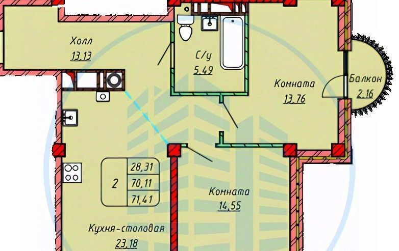 квартира г Ессентуки ул Шмидта фото 3