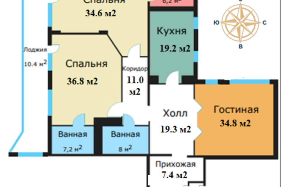 квартира г Москва ул Архитектора Власова 6 Юго-Западный административный округ фото 3