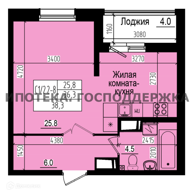 квартира г Санкт-Петербург п Парголово Ольгинская дорога Выборгский, 3/20 ст 1 фото 1