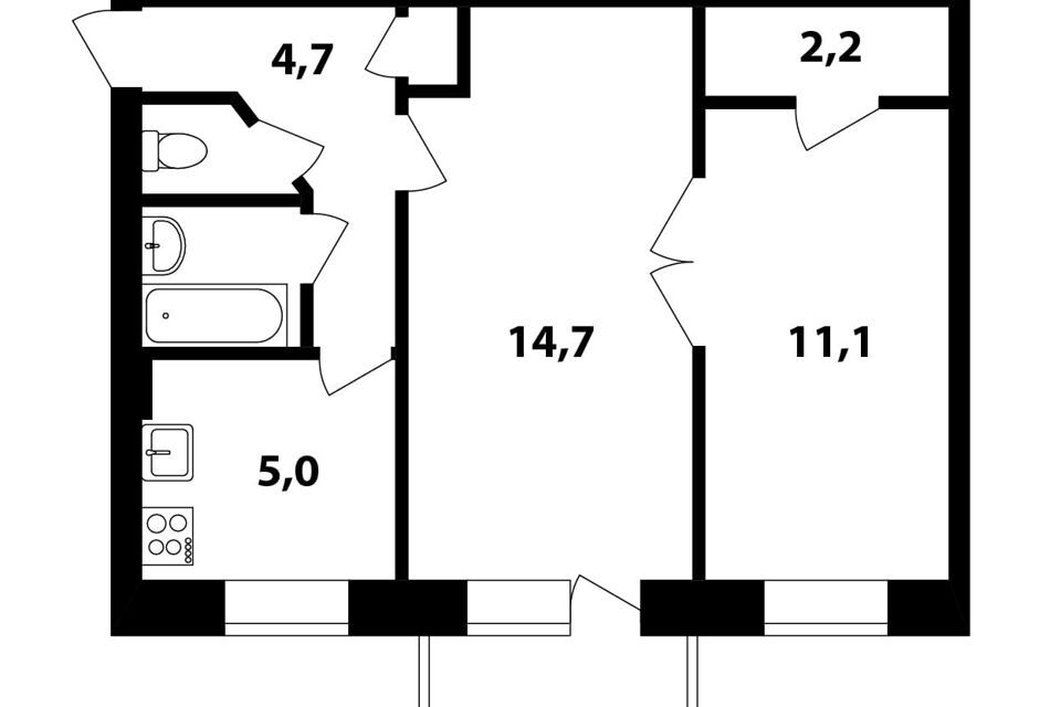 квартира г Кронштадт ул Красная 15 Кронштадтский район фото 2