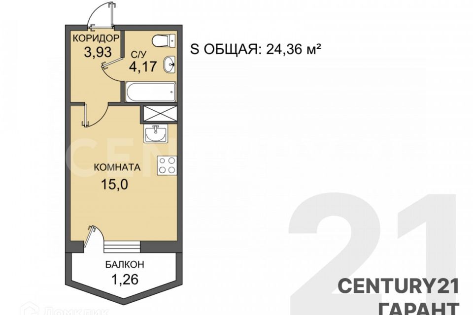 квартира р-н Всеволожский п Бугры ул Нижняя 5/2 фото 3