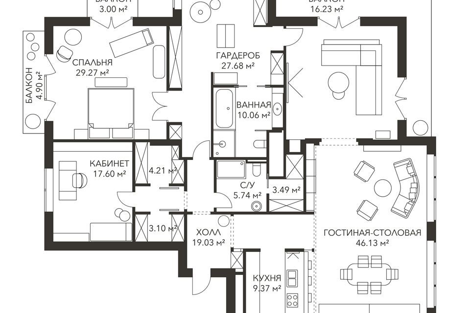 квартира г Москва Бауманка пер Казарменный 3 Центральный административный округ фото 2