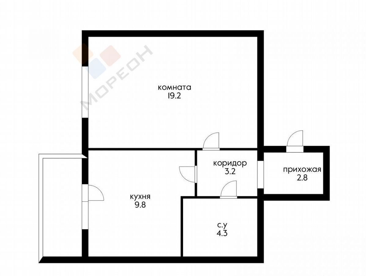 квартира г Краснодар р-н Прикубанский ул 1-го Мая 428 фото 8