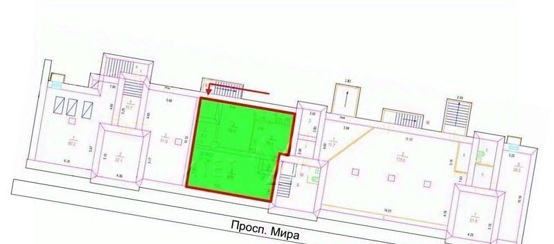 производственные, складские г Москва метро Сухаревская пр-кт Мира 45 муниципальный округ Мещанский фото 9