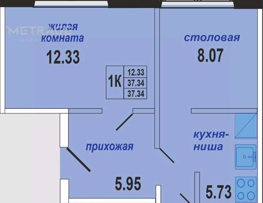 квартира г Новосибирск р-н Кировский пер 4-й Бронный 34 Площадь Маркса фото 1