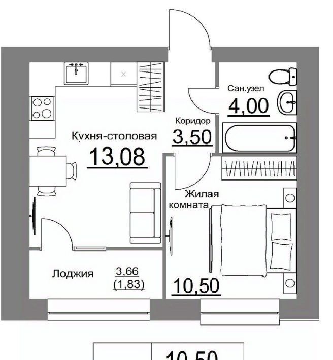 квартира г Калуга р-н Октябрьский Жилыеы Острова кв-л фото 1