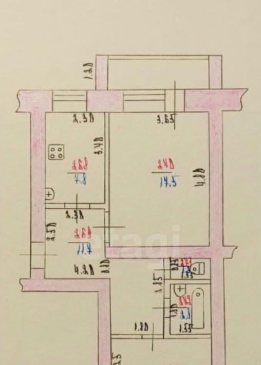 квартира р-н Кукморский г Кукмор ул Ленина 155 фото 2