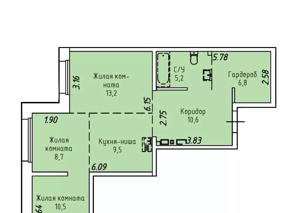 квартира г Иркутск р-н Правобережный ул Култукская 16 Правобережный административный округ фото 1