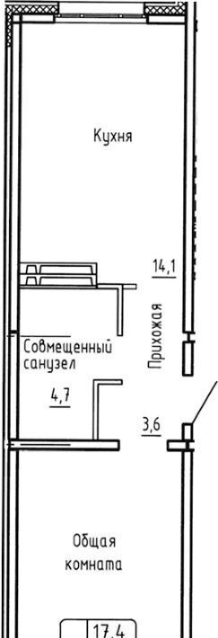 квартира г Новосибирск метро Площадь Гарина-Михайловского р-н Ленинский ЖК «Самоцветы» фото 1