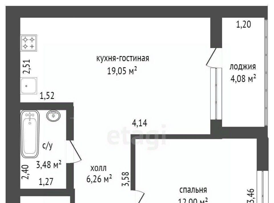 квартира р-н Кармаскалинский д Старые Киешки ул Окраинная 2/1 Кабаковский сельсовет фото 18