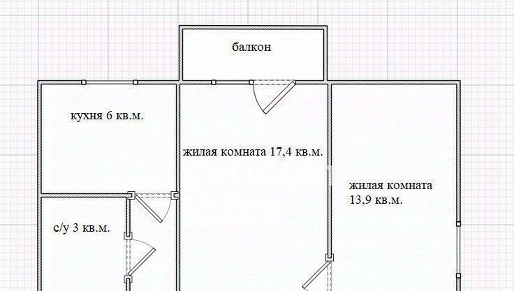 квартира г Краснодар р-н Центральный ул им. Вишняковой Черемушки мкр фото 2