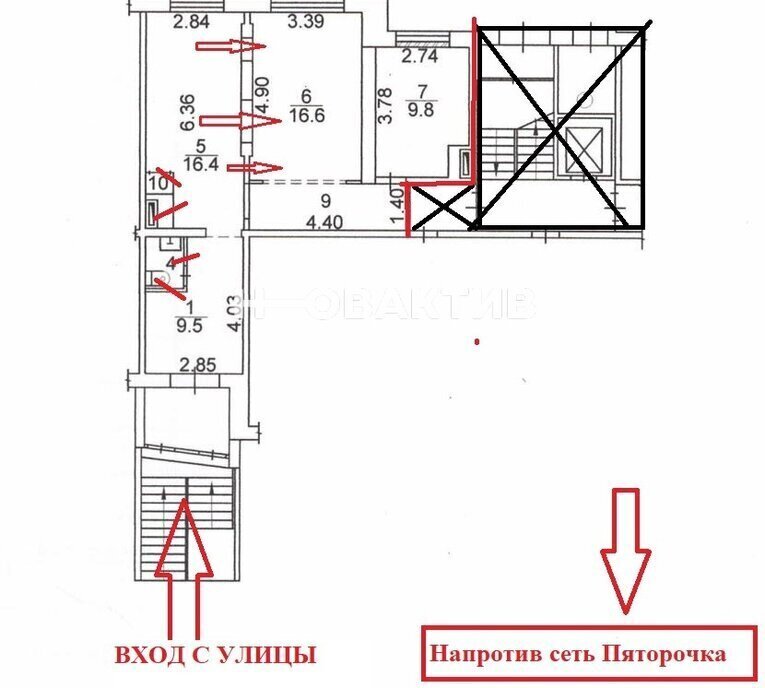 торговое помещение г Новосибирск р-н Калининский Заельцовская ул Родники 1 жилой район «Родники» фото 10