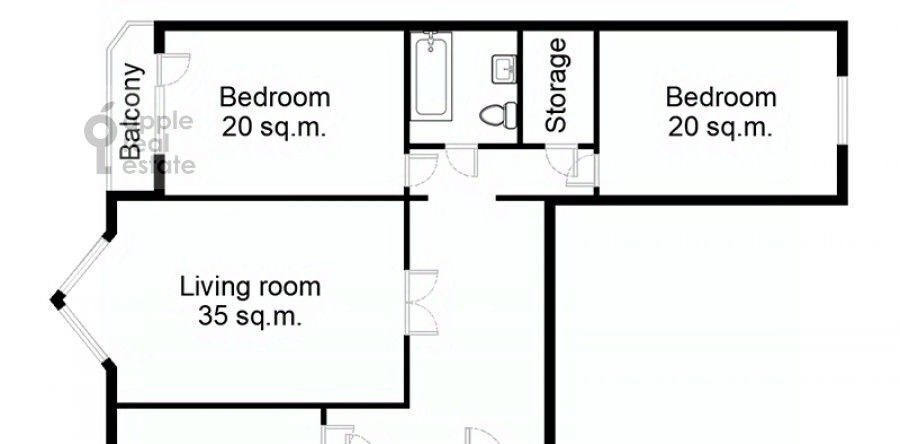 квартира г Москва метро Баррикадная ул Зоологическая 26с/2 фото 2