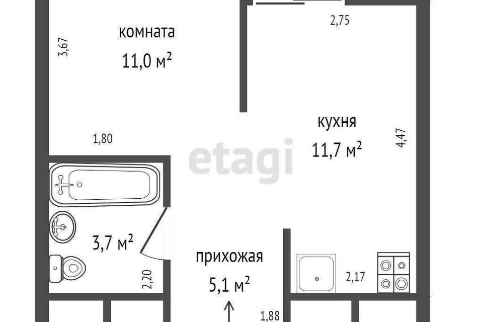 квартира г Екатеринбург Академический ул Краснолесья 10 Екатеринбург городской округ фото 5