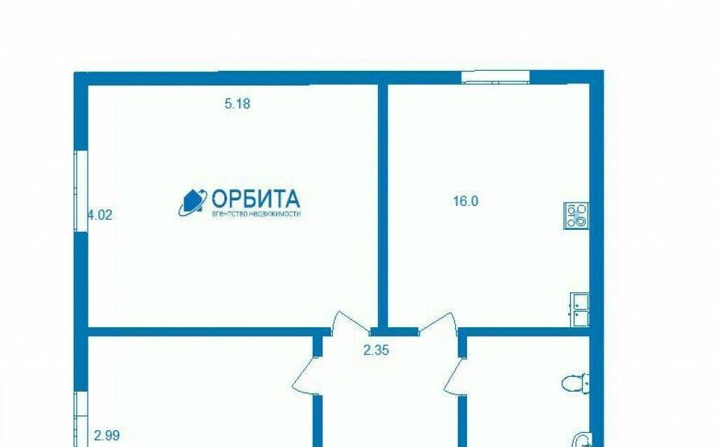 квартира г Тюмень р-н Калининский ул Барнаульская 62б Калининский административный округ фото 13