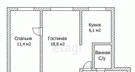 квартира г Норильск ул Комсомольская 52к/3 фото 43