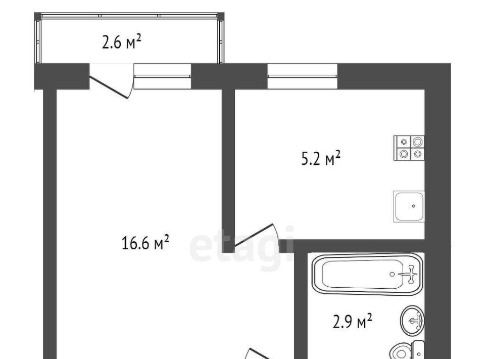 квартира г Стерлитамак ул Худайбердина 164 фото 8