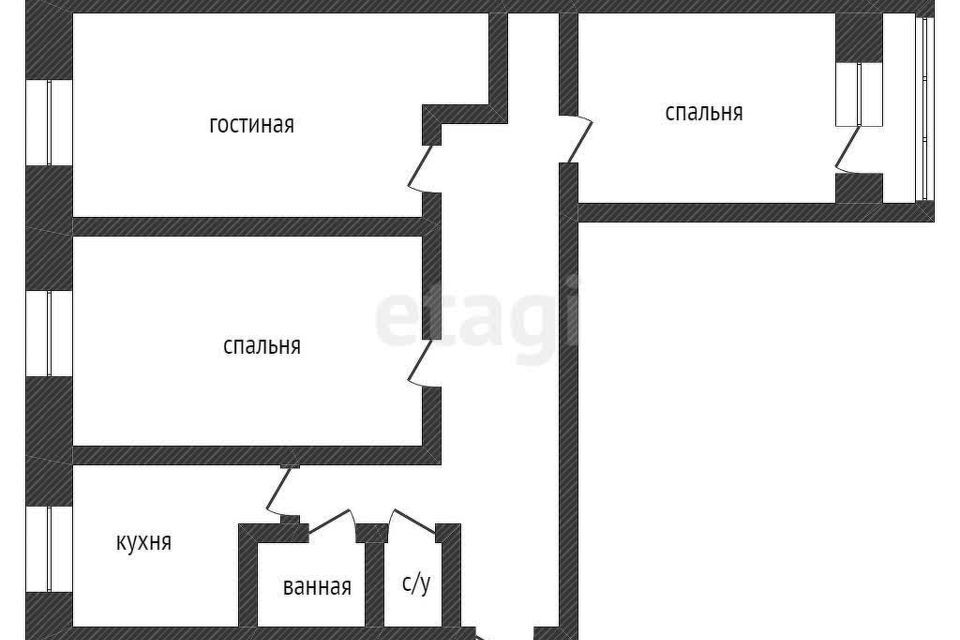 квартира г Курган ул Гоголя 133 Курган городской округ фото 10